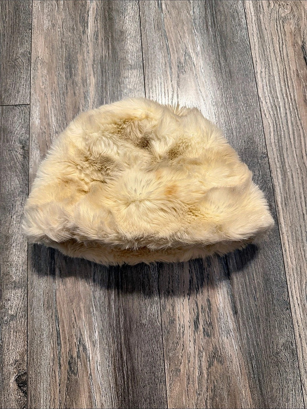 American Girl Faux Fur Hat in Cream